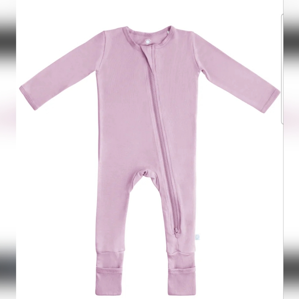 Dreamland Bamboo Pajama w/DreamCuffs 6-9mo Misty Mauve